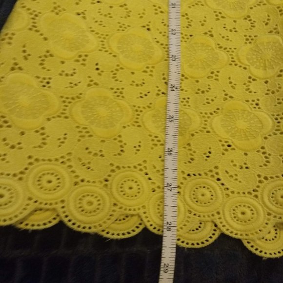 vintage 50s hand made lace floral sleeveless tunic - Picture 9 of 11